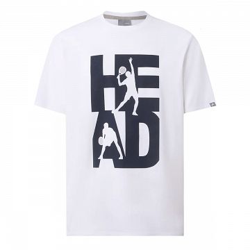 Head Vision T-Shirt White / Navy